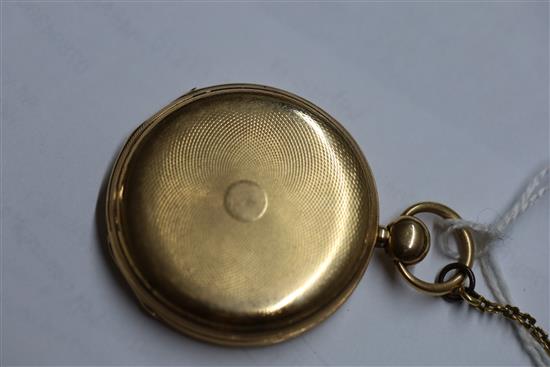 An early 19th century French 18ct gold keywind repeating dress pocket watch by Leroy & Fils, Paris,